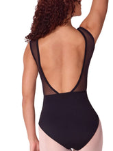 Load image into Gallery viewer, Ladies CAPEZIO Asymmetrical Boat Neck Leotard
