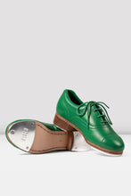 Load image into Gallery viewer, JASON SAMUELS SMITH EMERALD GREEN TAP SHOE 313LT

