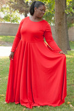 Load image into Gallery viewer, Adult Plus Size Liturgical Long Sleeve Dress
