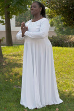 Load image into Gallery viewer, Adult Plus Size Liturgical Long Sleeve Dress
